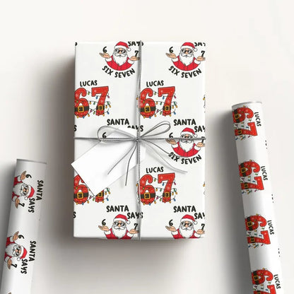 🔥LAST DAY 49% OFF🎁67 Meme Christmas Gift Wrap – Wrap Your Presents in Viral Holiday Fun 🎄Christmas Gift Wrap