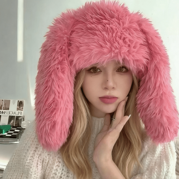LAST DAY 49% OFF🔥Cute Long Bunny Ear Plush Hat ✨🐰