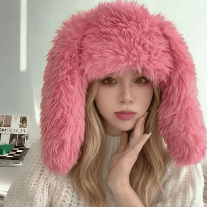 LAST DAY 49% OFF🔥Cute Long Bunny Ear Plush Hat ✨🐰