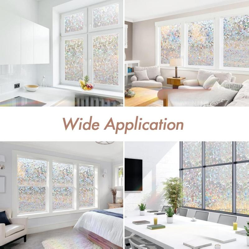 Last Day 49% OFF🔥 Stained Glass Rainbow Film Decorative Window Clings