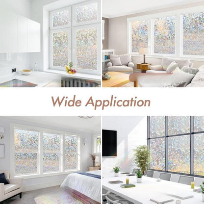 Last Day 49% OFF🔥 Stained Glass Rainbow Film Decorative Window Clings