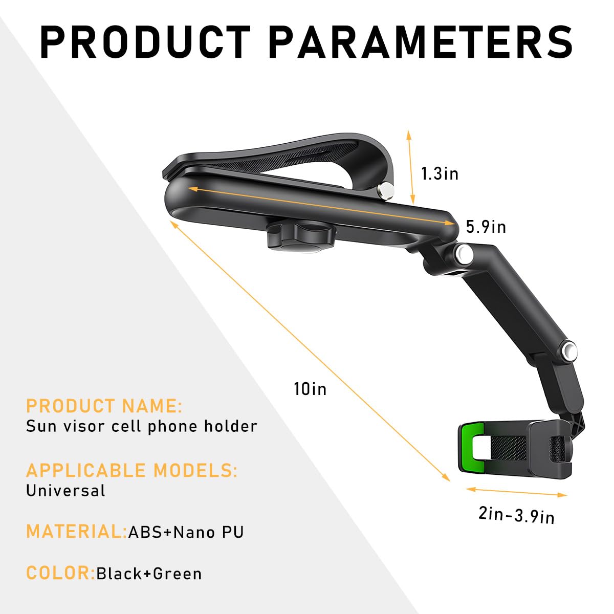🔥Rotatable & Retractable Car Phone Holder