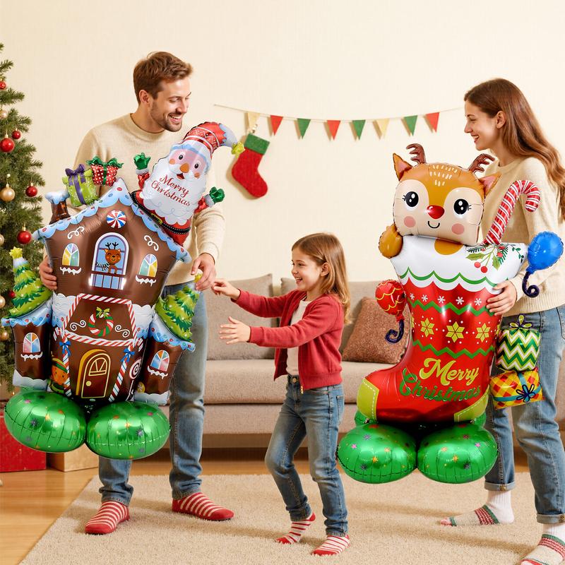 🎄Christmas Special 49% Off — Inflatable Christmas Balloon Set🎅✨