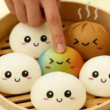🏆Expressive Big Dumpling Squishy - Blind Box, Mysecret Bun Fidget Toy
