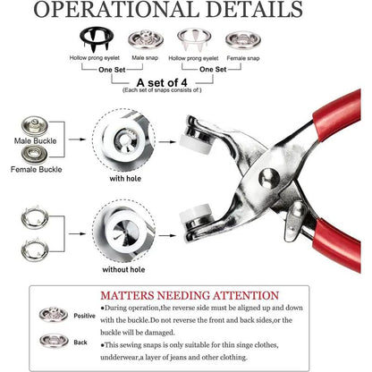 Last Day 49% OFF 🔥Effortlessly Punch Clean, Professional Grommets🔩