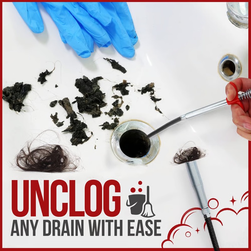 Last Day 49% OFF🔥 4-Claw Drain Grabber – Powerful Tool to Clear Clogs Fast