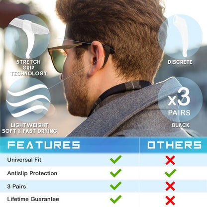 Last Day 49% OFF🔥 Glasses Anti-slip Silicone Ear Clip