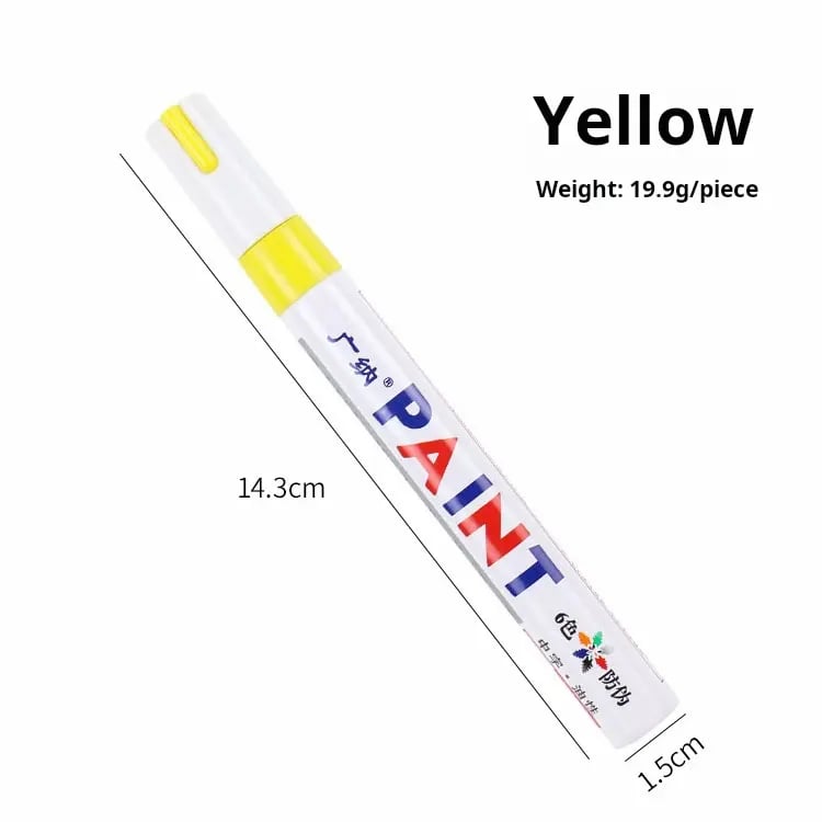 ✍️ 🌟 Waterproof Tire Paint Pen - Permanent Oil-Based Marker for Rims.
