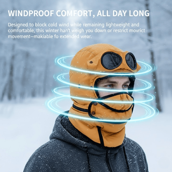 LAST DAY 49% OFF 🔥 Winter Best-Selling 4-in-1 Windproof Warm Hat