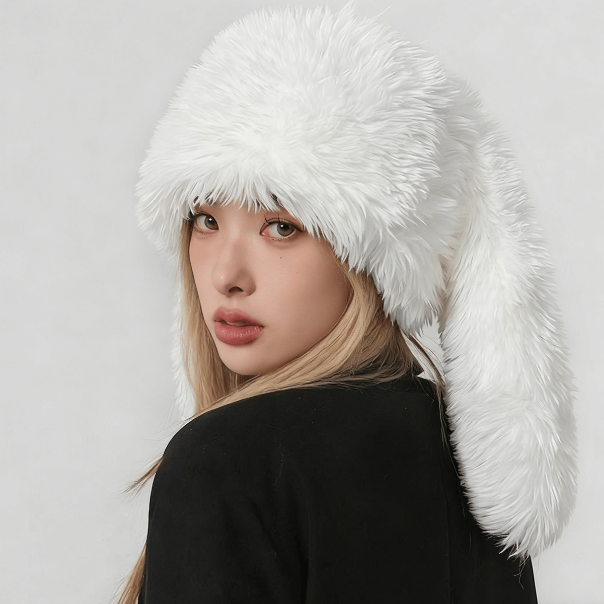 LAST DAY 49% OFF🔥Cute Long Bunny Ear Plush Hat ✨🐰