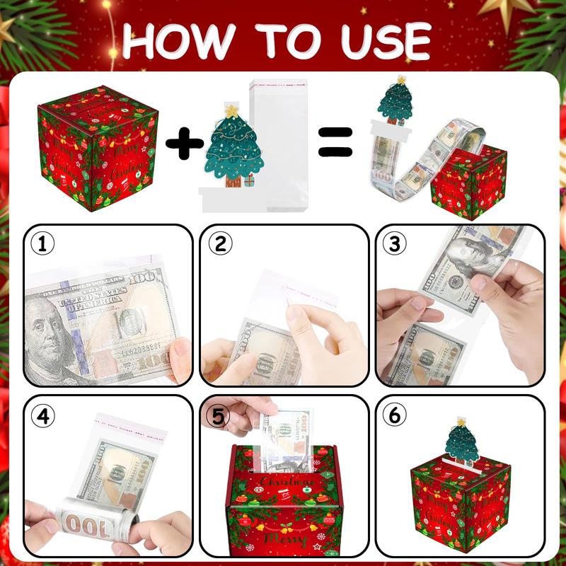 Christmas Special 49% OFF🔥Christmas Money Box—Surprise Gift Dispenser