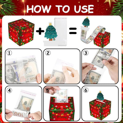 Christmas Special 49% OFF🔥Christmas Money Box—Surprise Gift Dispenser