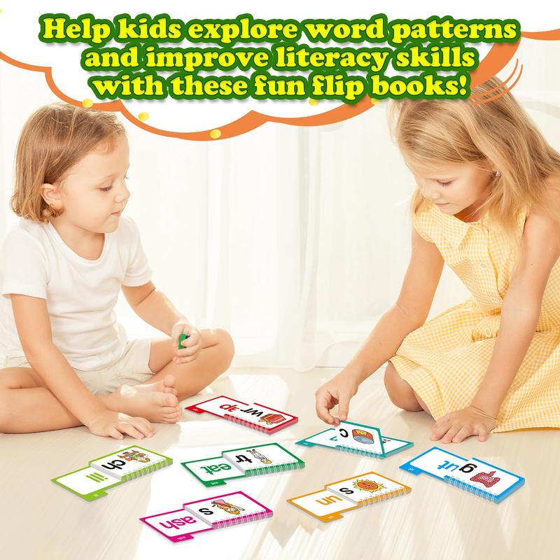 📚30 Read & Rhyme Flip Books – Rhyming Words, Prefixes & Word Families