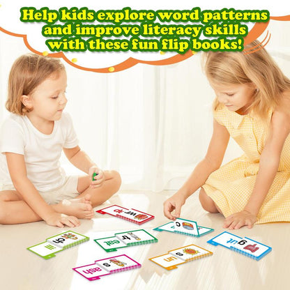 📚30 Read & Rhyme Flip Books – Rhyming Words, Prefixes & Word Families
