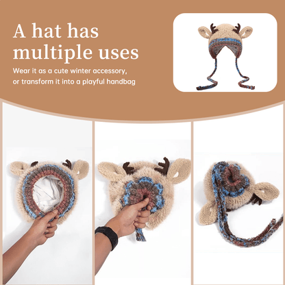 2025 Christmas On Sale🎄Original design Festive Christmas Antler Hat