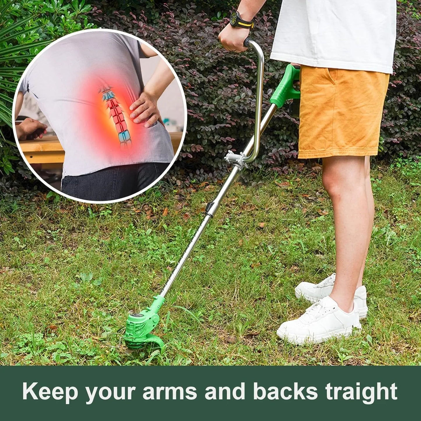 🌿 Last Day 49% OFF – Aluminum Grass Trimmer Handle 🔧 Lightweight & Ergonomic Grip
