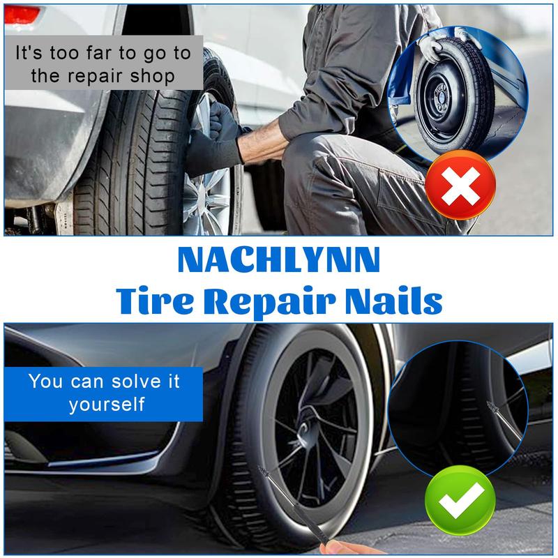 Last Day 49% OFF🔥Self-service Tyre Repair Vacuum Rubber Nails Kit