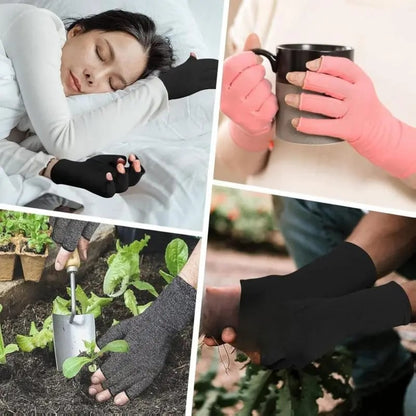 Last Day 49% OFF🔥2 Pairs Half-finger Pressure Care gloves