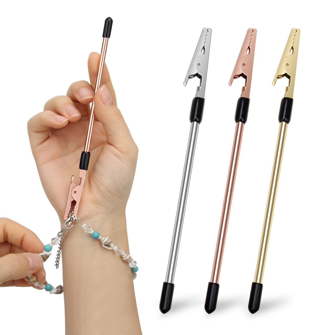 Last Day 49% OFF🔥Bracelet Clasp Helper Tools With Non-slip Protective Cover