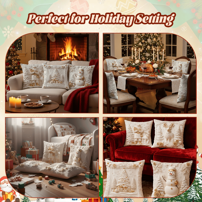2025 Christmas On Sale🎄Christmas Themed Cushion Cover