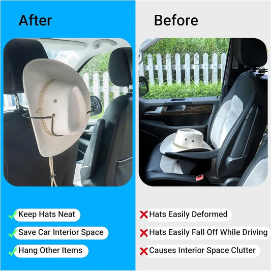 🤠 Last Day 49% OFF – Cowboy Hat Holder for Car & SUV 🚗 Keep Your Hat in Perfect Shape