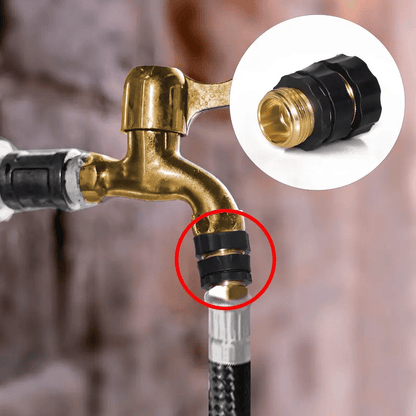 Connect Your Garden Hose In Seconds — No Twisting, No Leaks