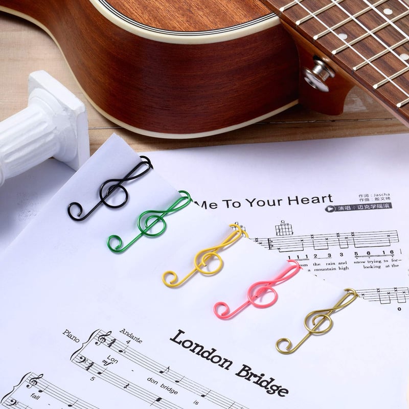 Last Day 49% OFF🎵Music multicoloured metal paper clips(100 PCS)