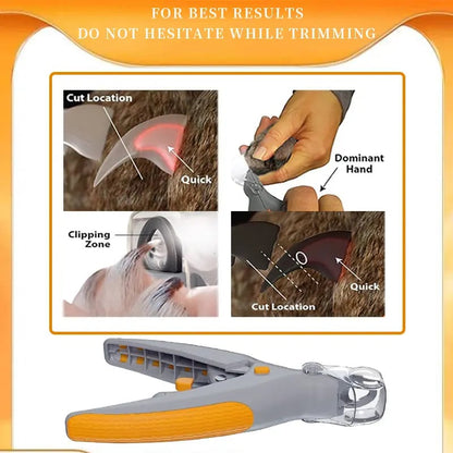 🔥  Last Day 49% OFF🐱🐕LED Light Pet Nail Clippers - 5X Magnification