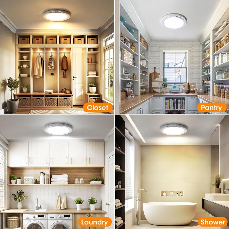 Last Day 49% OFF🔥Wireless Motion-Sensor Magnetic Ceiling Light (Rechargeable)💡