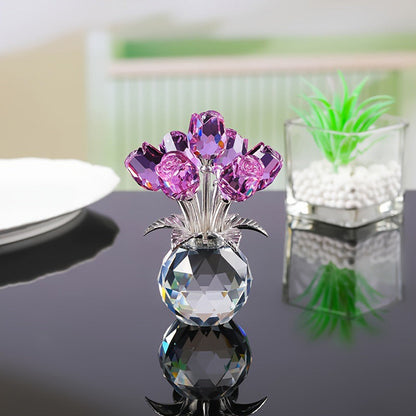 🎁Last Day 49% OFF 🌹Everlasting Crystal Rose Flower Figurine – A Timeless Gift for Mom