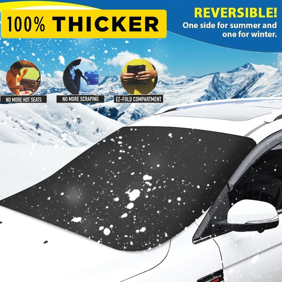 Last Day 49% OFF🔥 Magnetic Snow & Heat Shield for Windshields🚗