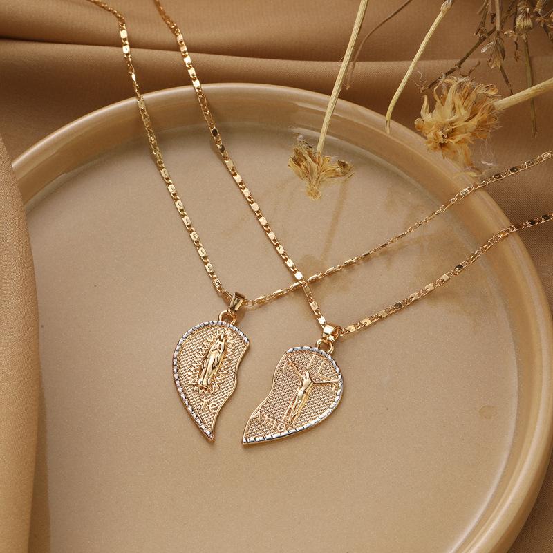 Last Day 49% OFF🔥18K Gold-Plated Double Chain Prayer Pendant Set