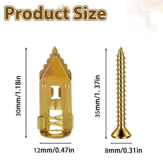🔥Self Drilling Drywall Anchors with Screws Kit