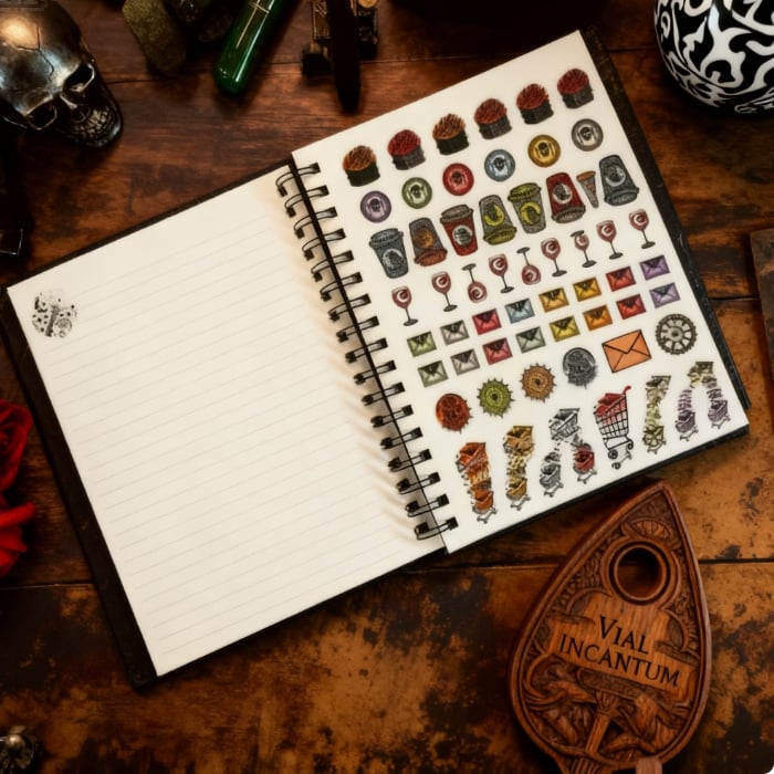 LAST DAY 50% OFF🧙‍♀️Waiting for the Night 2026 Weekly Planner🧹Hardcover Book