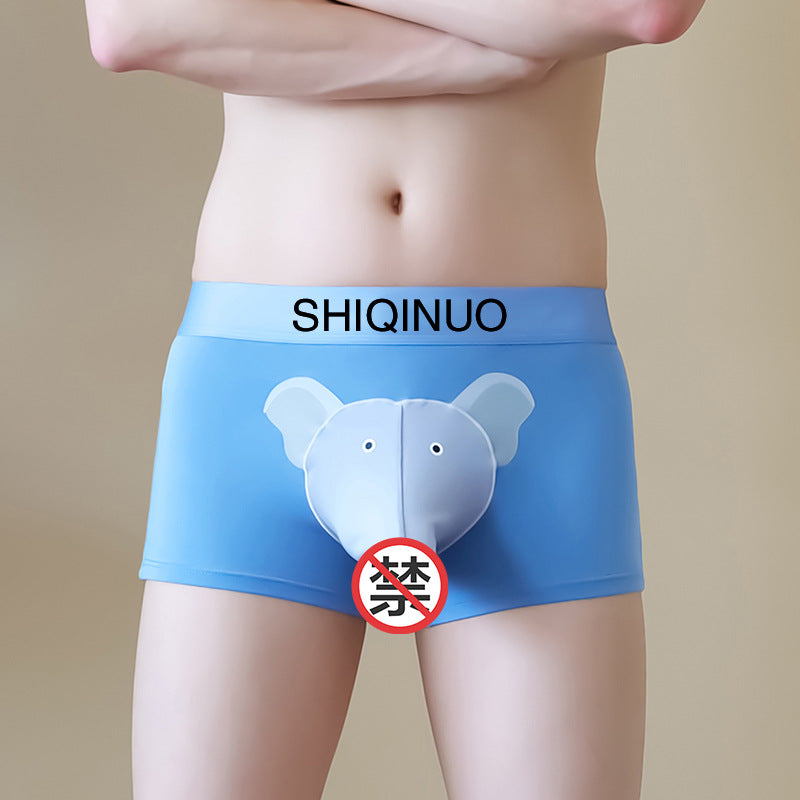 🐘Fun Novelty Boxer Briefs with Elephant Nose Design-Comfortable Unique Gift 3Pack