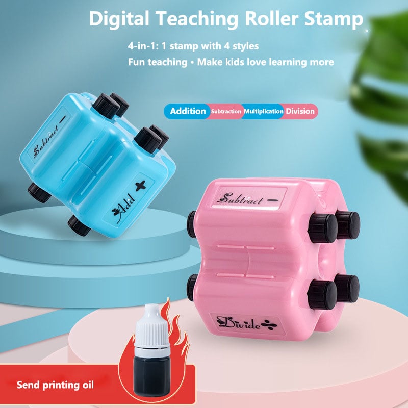 LAST DAY — 49% OFF🔥 4-in-1 Math Learning Roller ✏️✨