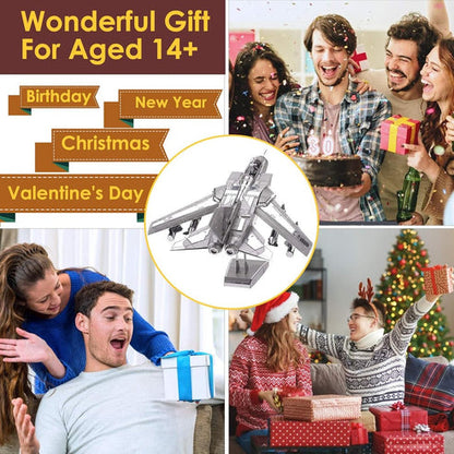 🛩️ 3D Metal Puzzle: Build Your Own Aircraft - No Glue Required!