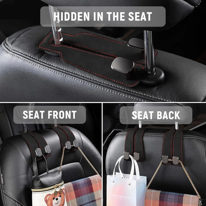 Mother's Day Special: 49% OFF✨ Suede Car Seat Back Hook - The Ultimate Car Organizer🚗