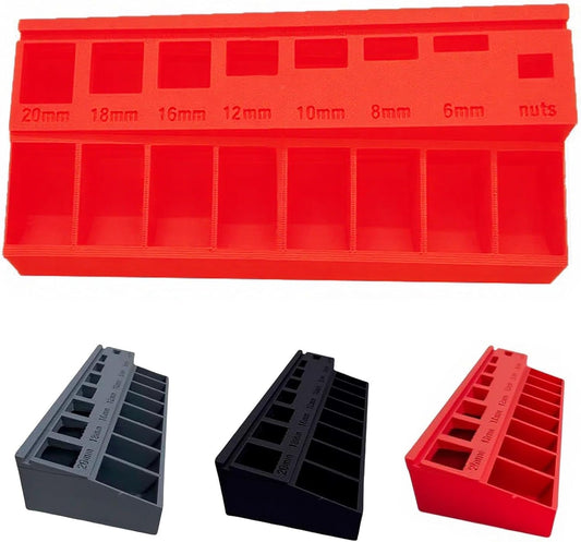 M3 Screw Organizer – Precision Bolt Sorter Tray with 7 Measuring Slots