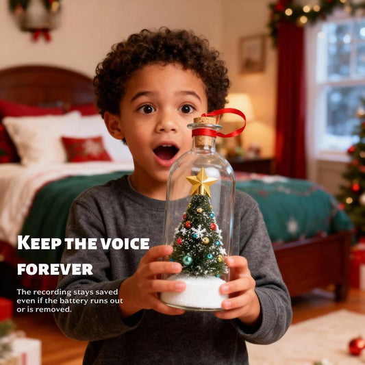 🎄Christmas Special: 49% OFF🔥 Forever Voice Recordable Christmas Tree Bottle