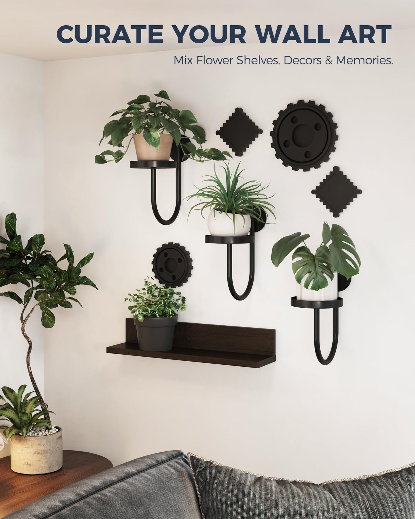 Last Day 49% OFF🔥Wall Plant Holders Modern Indoor Window Plant Hangers🌱
