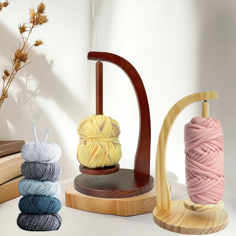 Last Day 49% OFF✨ Magnetic Wooden Yarn Holder with Magnetic Base