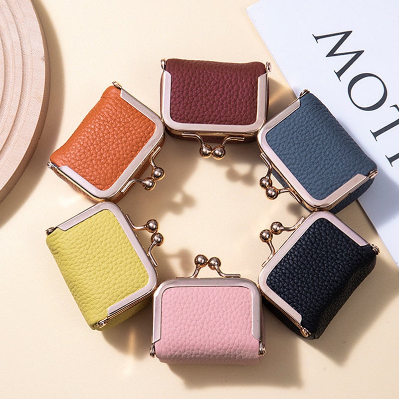 Mini genuine leather jewelry boxes in multiple colors