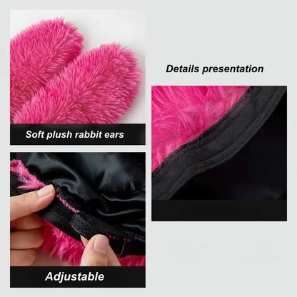 LAST DAY 49% OFF🔥Cute Long Bunny Ear Plush Hat ✨🐰