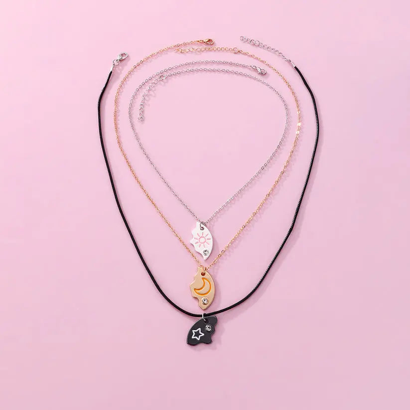 Matching BFF Necklaces for You and Your Two Besties
