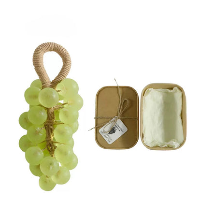 Last Day 49% OFF🔥Handmade Grape-Shaped Soap with Natural Hemp Rope & Gift Box 🍇🧼