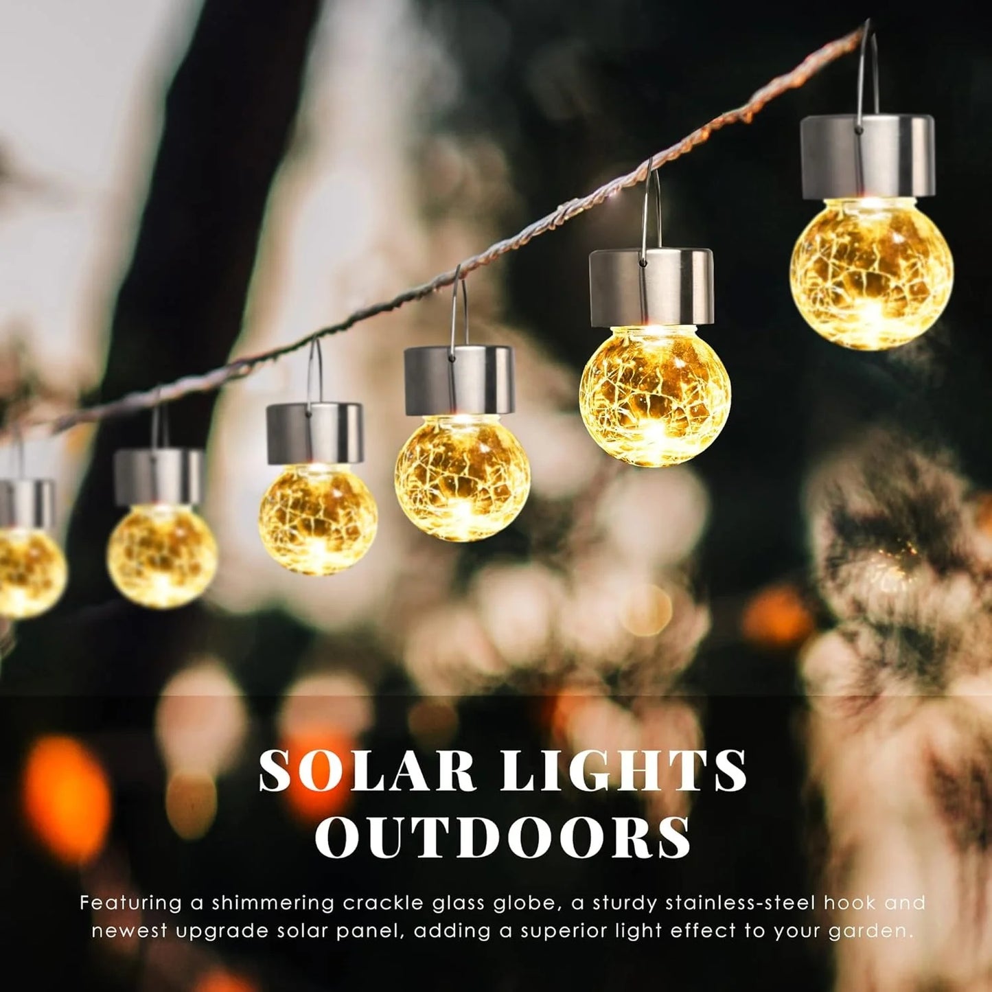 Last Day 49% OFF🔥Outdoor Hanging Solar Christmas Decoration Light