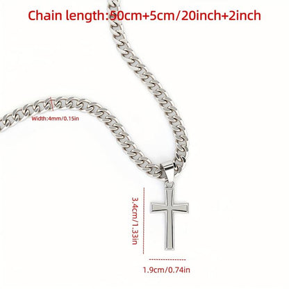 🎁“To My Son” Cross Necklace — A Meaningful Gift of Love, Faith & Protection