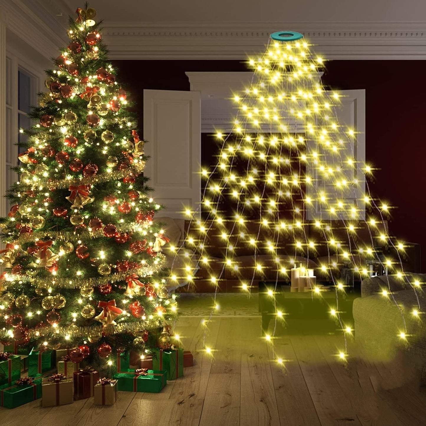 Last Day 49% OFF 🔥Christmas Tree Decor LED Dome Ambient Lights🎄✨