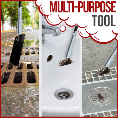 Last Day 49% OFF🔥 4-Claw Drain Grabber – Powerful Tool to Clear Clogs Fast
